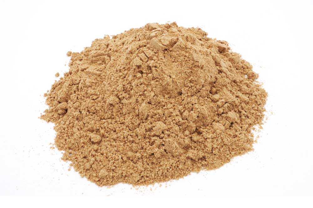 Grounded chia protein powder